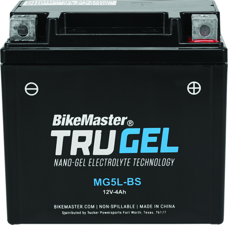 BikeMaster 780537 BikeMaster TruGel Battery - MG5L-BS
