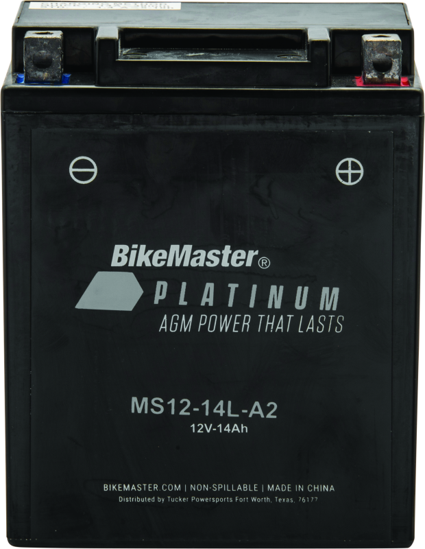 BikeMaster 780714 BikeMaster AGM Battery - MS12-14L-A2
