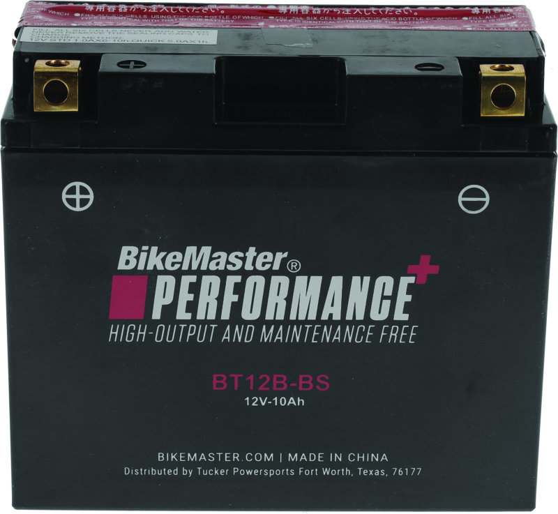 BikeMaster 781310 BikeMaster Battery - BT12B-BS