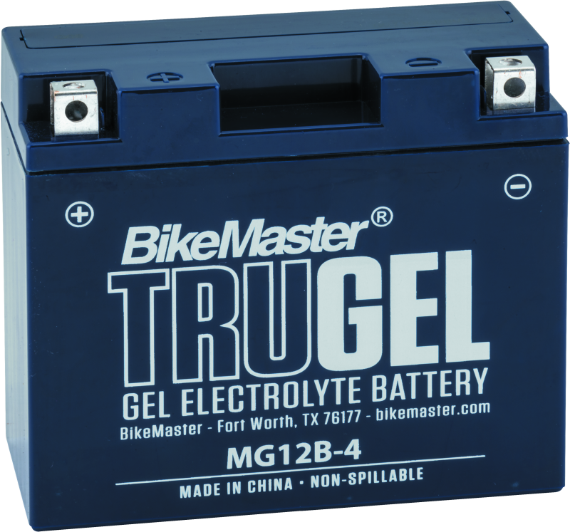 BikeMaster 780507 BikeMaster TruGel Battery - MG12B-4