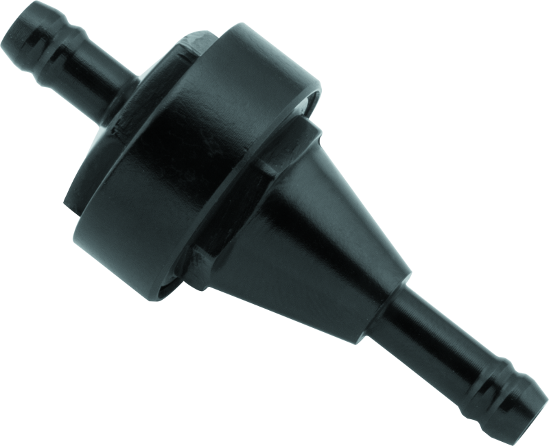 BikeMaster 152402 BikeMaster 1/4in Inline Fuel Filter - Black