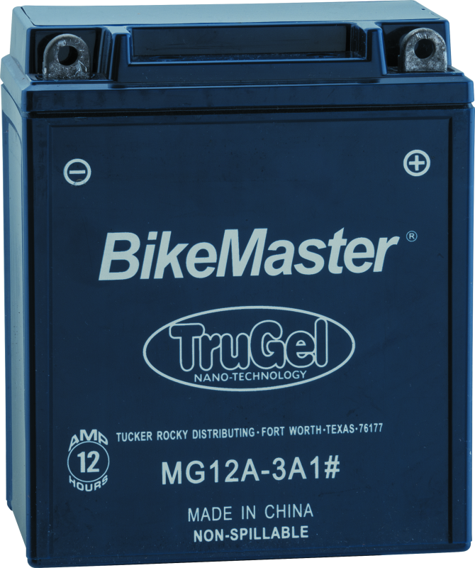 BikeMaster 780505 BikeMaster TruGel Battery - MG12A-3A1