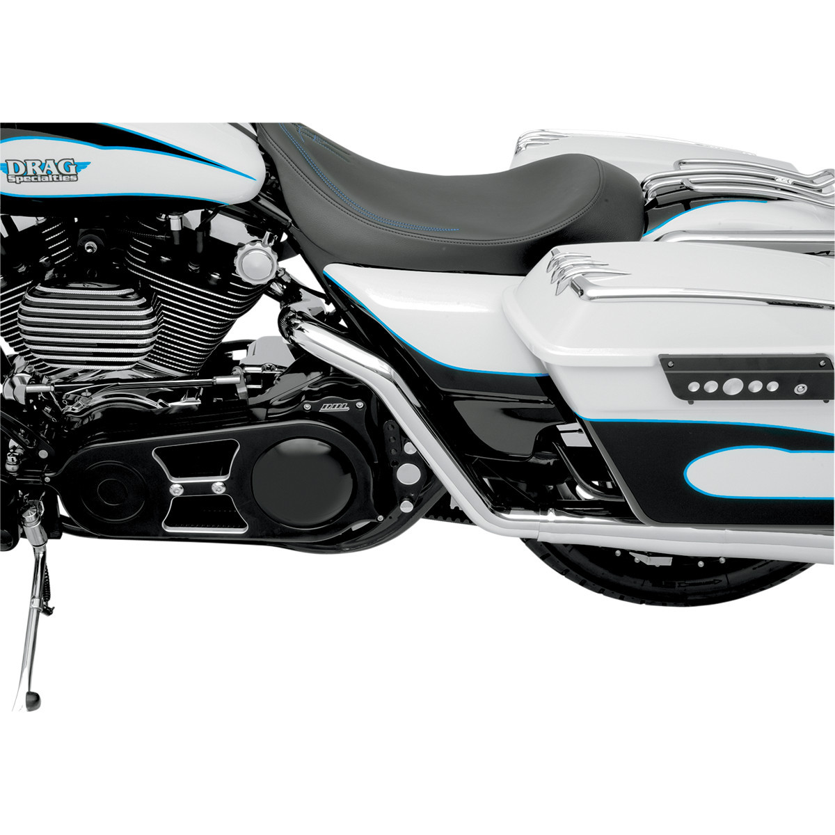 Vance & Hines #16799 - Dual Headpipes for '95-'08 FL - Chrome