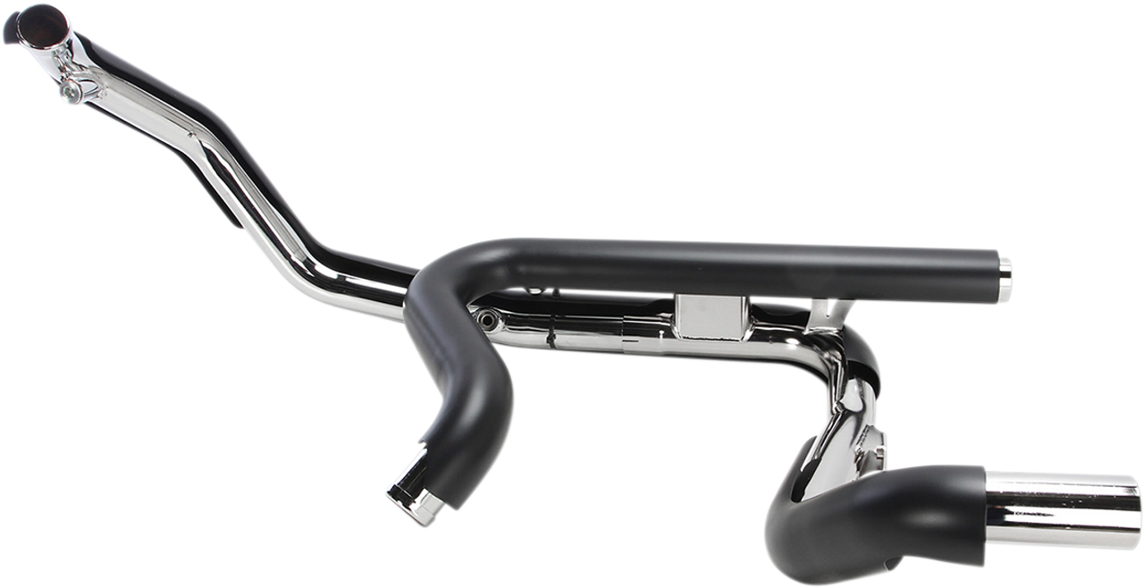 Powerport Dual Headpipes with Dual Bungs - Black