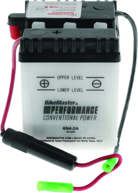 BikeMaster 781016 BikeMaster Battery - 6N4-2A