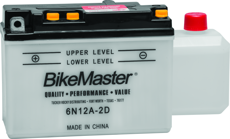 BikeMaster 781096 BikeMaster Battery - 6N12A-2D