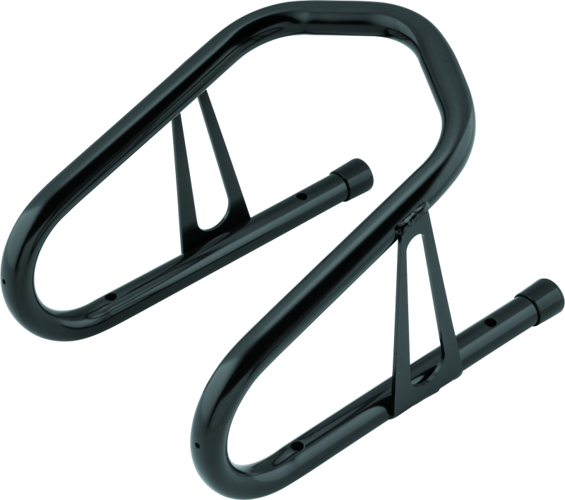 BikeMaster 152274 BikeMaster 6-1/2in Wheel Chock - Black