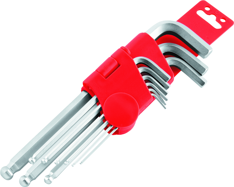 BikeMaster 151580 BikeMaster 9-pc Ball End Short Wrench Set - Metric