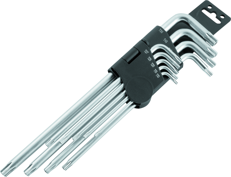 BikeMaster 151583 BikeMaster 9-pc Ball End Long Wrench Set - Torx