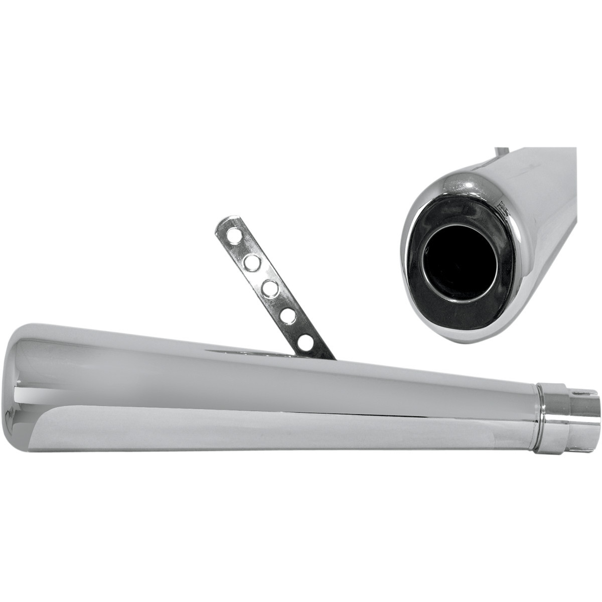 Emgo #80-84031 - Roadhawk 50 Oval Megaphone Muffler
