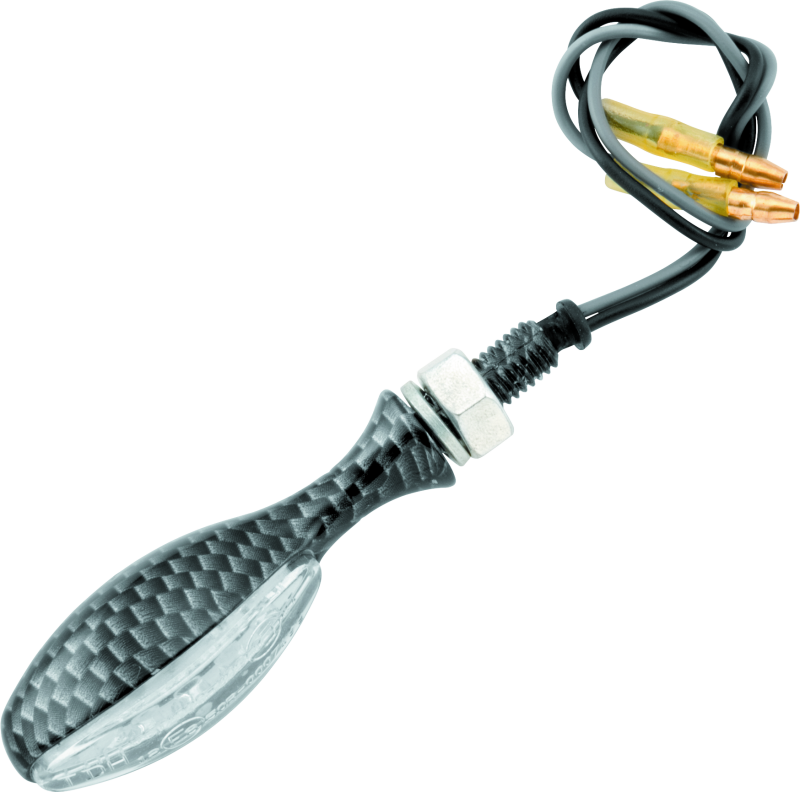 BikeMaster 266220 BikeMaster LED Torpedo Pair Carbon