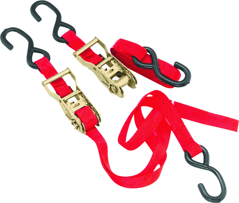 BikeMaster 100522 BikeMaster Tiedown 1in Rachet - Red
