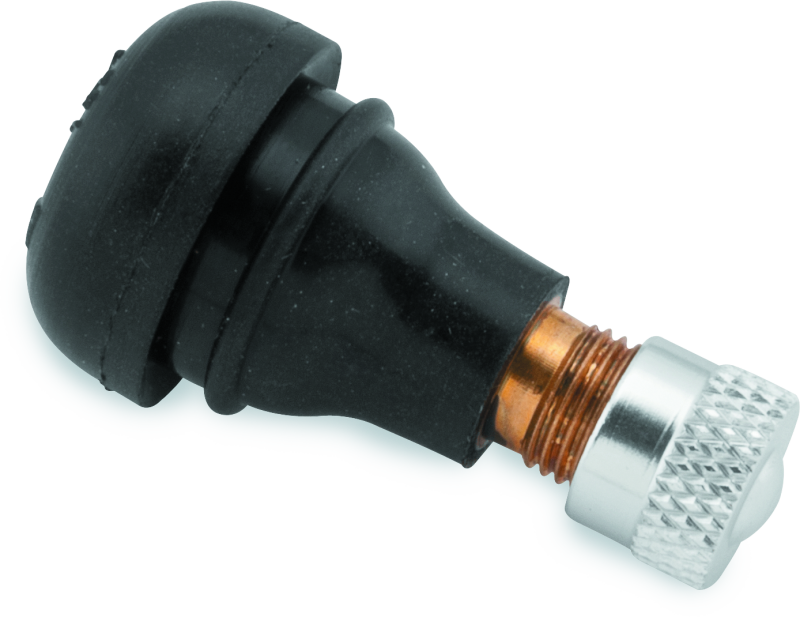 BikeMaster 152185 BikeMaster Valve Stem 15mm Rubber Pair