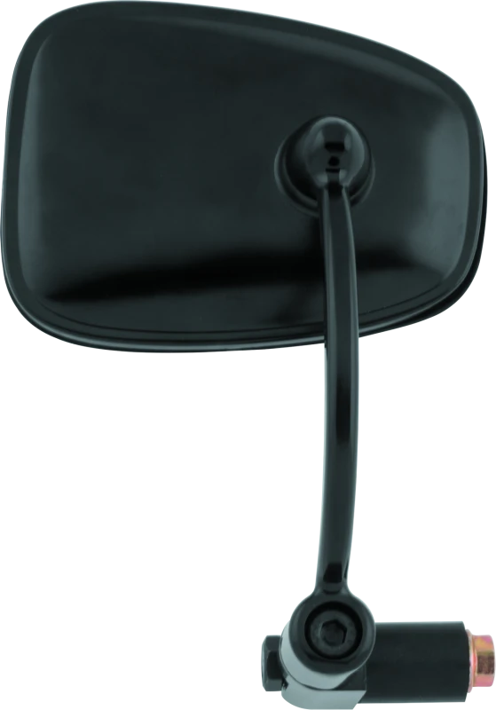 BikeMaster 601147 BikeMaster Semi-Retractable Barend Mirrors 7/8in & 1in Bars - Each - Black
