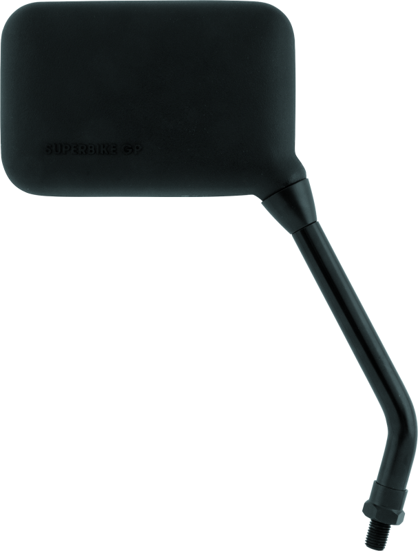 BikeMaster 601146 BikeMaster Superbike GP Mirror 10mm Long Right - Black