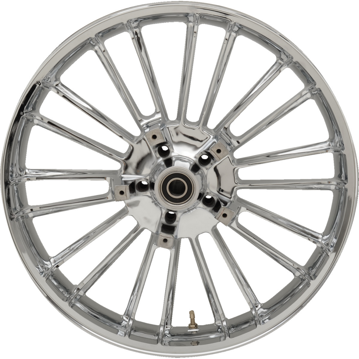 Coastal Moto #3D-ATL213CH07 - Wheel - Atlantic - Front - Dual Disc/without ABS - Chrome - 21x3.5 - '00-'07 FL