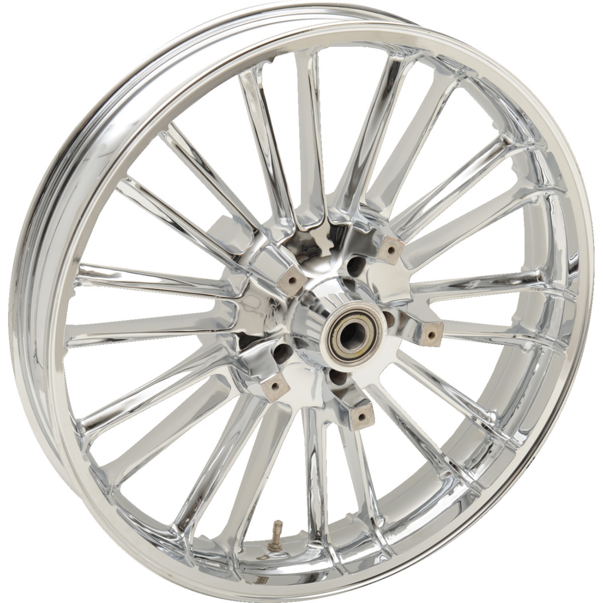 Coastal Moto #3D-ATL213CH07 - Wheel - Atlantic - Front - Dual Disc/without ABS - Chrome - 21x3.5 - '00-'07 FL