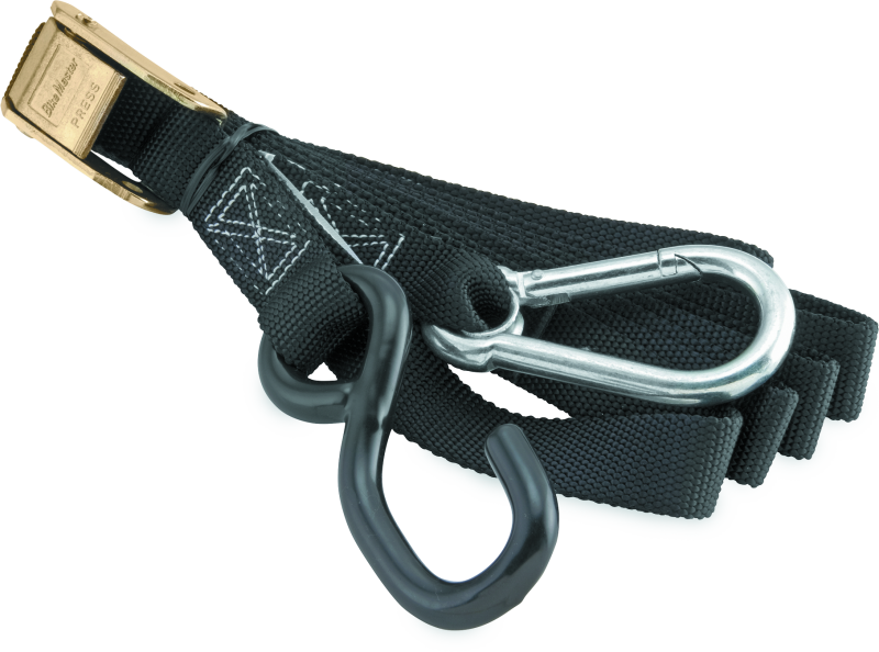 BikeMaster 100537 BikeMaster Tiedown Carabiner Softhook - Black