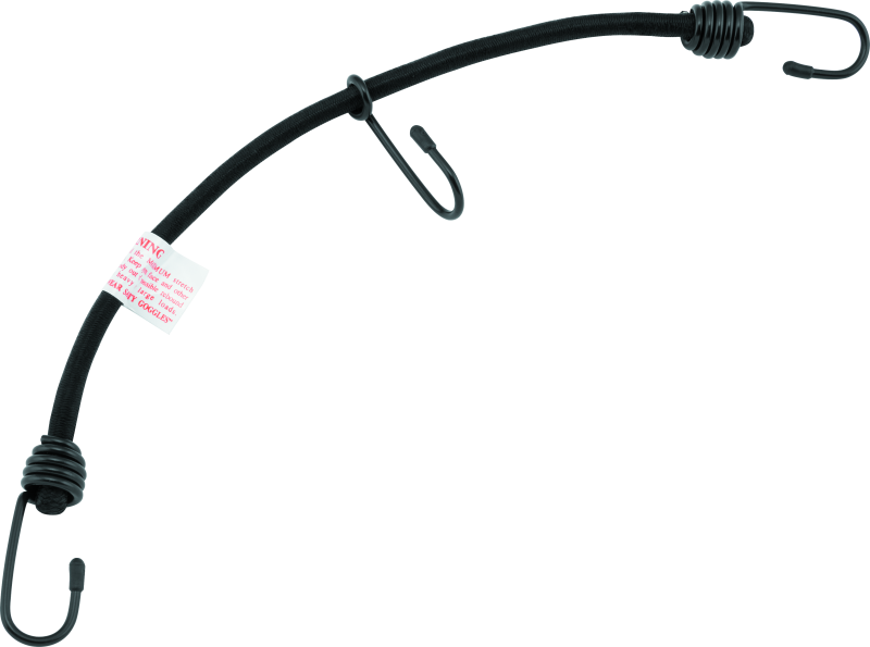 BikeMaster 100138 BikeMaster Bungee 18in Heavy Duty 3 Hook Black