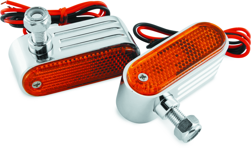 BikeMaster 410653 BikeMaster Marker/Side Lights 5/16in Mount Dual Bulb Amber