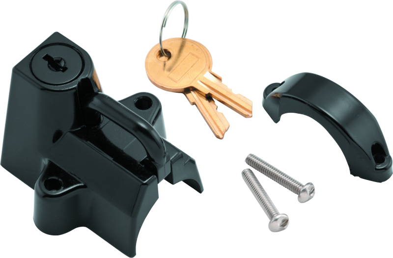 Bikers Choice 492979 Bikers Choice Black Motorcycle Helmet Lock Fits 7/8 - 1 1/4 Tubing