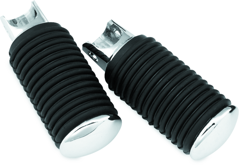 Bikers Choice 490353 Bikers Choice 52-85 Chrome Cap Rider Pegs Female Mount Style Replaces H-D 50906-85T