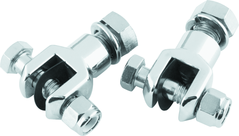 Bikers Choice 150860 Bikers Choice L72-98 Big Twin/XL Chrome Footpeg Clevis With Hardware 1/2-20 Male Peg (Pair)