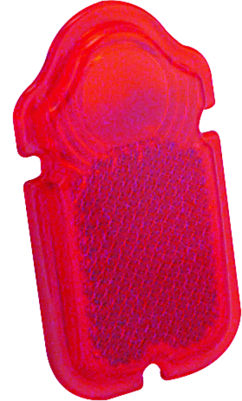Bikers Choice 492478 Bikers Choice Tombstone Tail Light Replacement Lens Red Plastic Lens Replaces H-D 68090-47