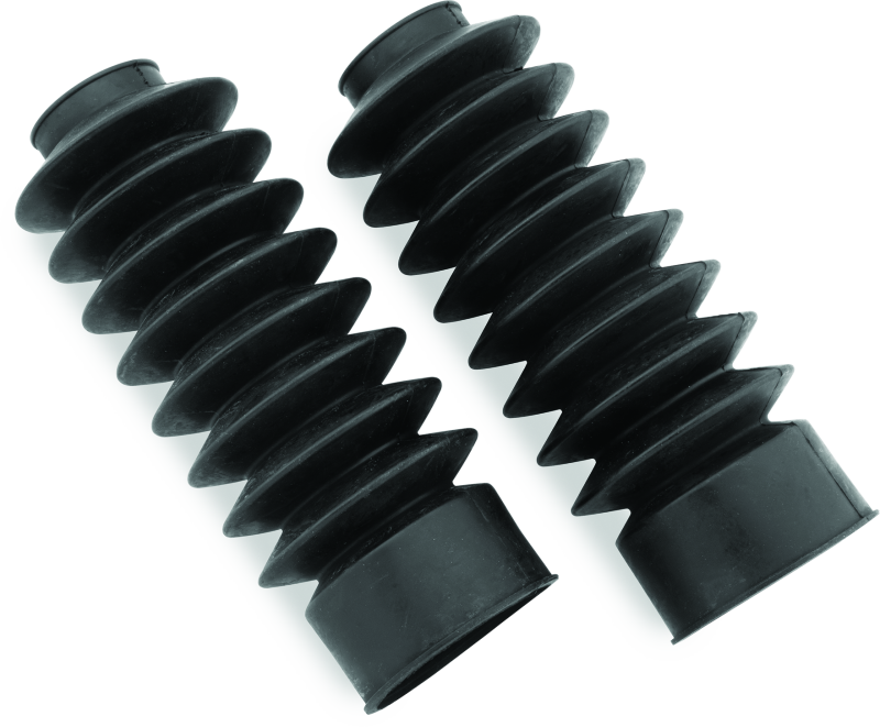 Bikers Choice 666766 Bikers Choice 41MM Black Fork Boots Extended 8.58in / Collapsed 4in (Pair)