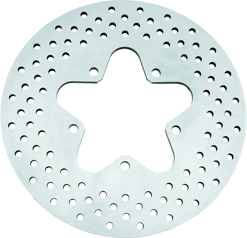 Bikers Choice 489849 Bikers Choice 86-99 FLT Stock Replacement Rear Brake Rotor Drilled Steel H-D 40936-86