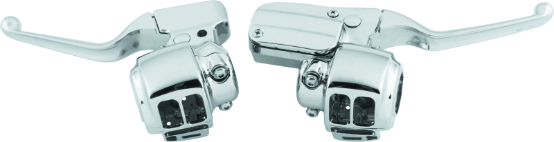 Bikers Choice 601746 Bikers Choice 08-13 Touring Chrome Handlebar Control Kit W/O Switches 11/16 Bore