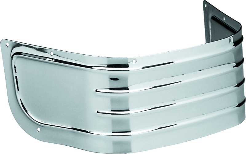 Bikers Choice 493399 Bikers Choice 80-13 FLH 86-06 FLST Chrome Ribbed Fender Skirt