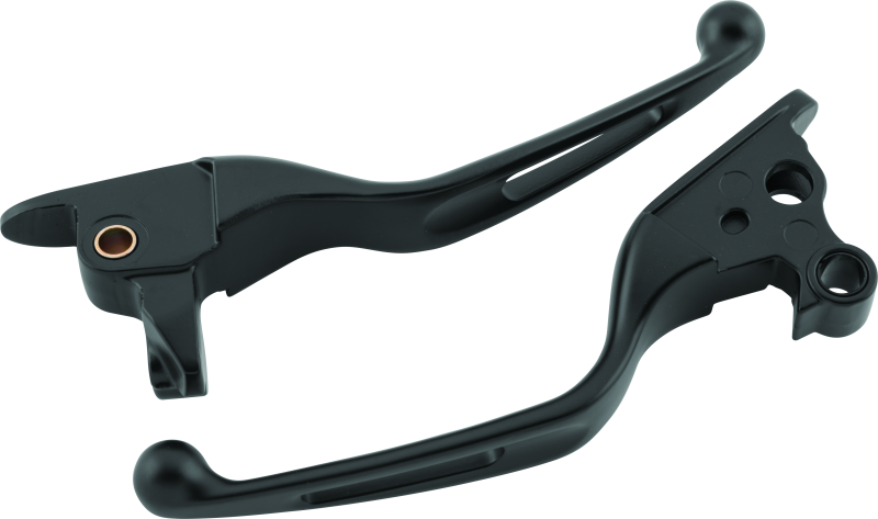 Bikers Choice 490981 Bikers Choice 08-13 FLH FLT / 08-16 FLHR Vortex Lever Set Black