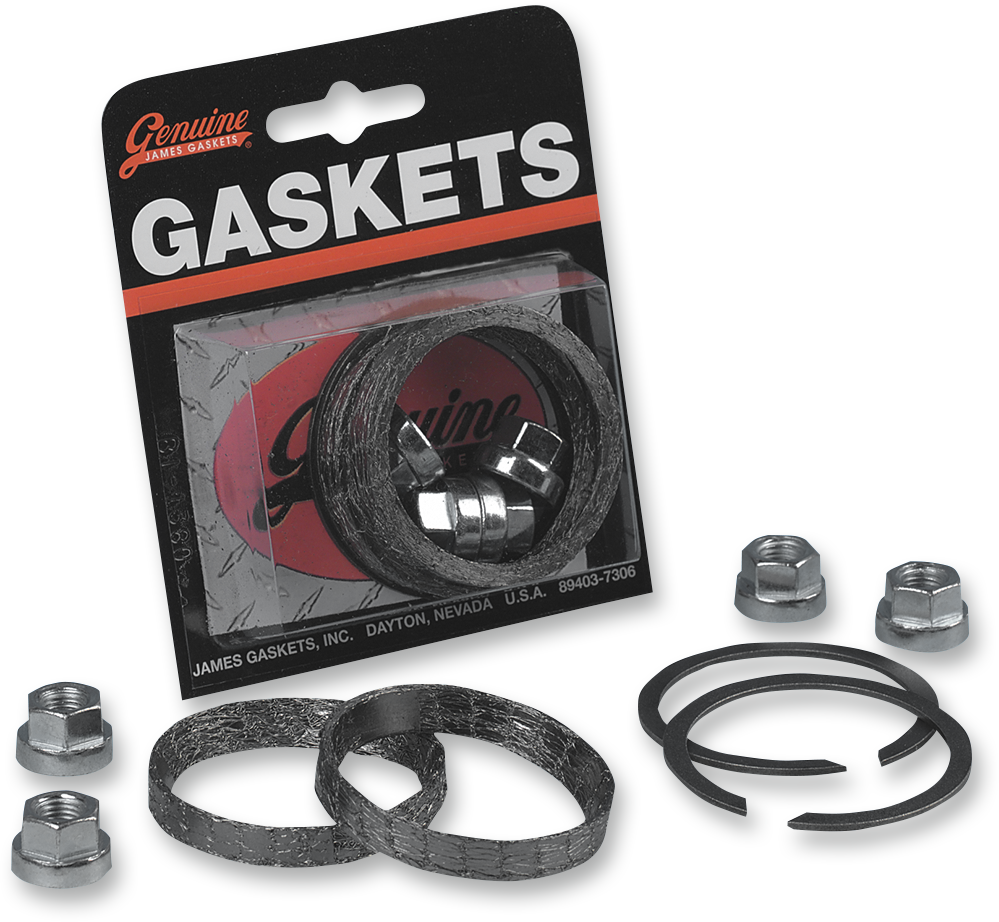 Exhaust Port Graphite Gasket Kit - Big Twin/XL/EVO