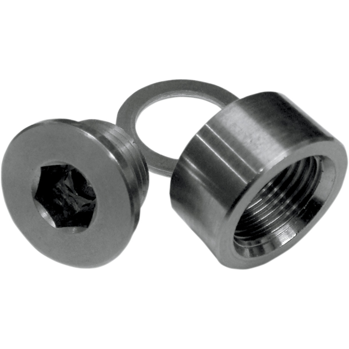 Koso North America #BG001813 - O2 Sensor Bung Kit - Bung/Plug/Washer