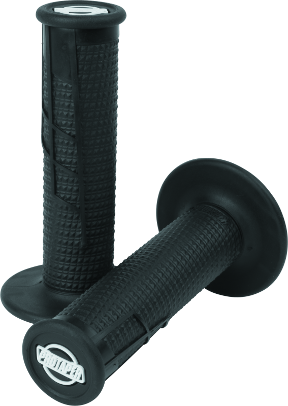 ProTaper 021668 ProTaper Clamp-On 1/2 Waffle Grip - Black/Black