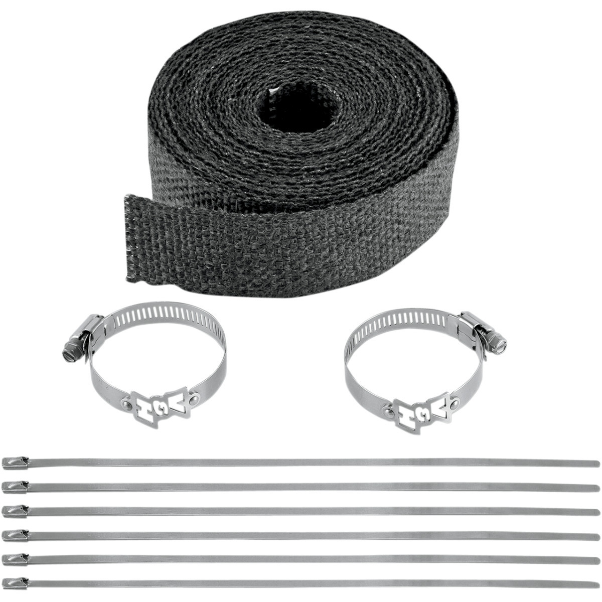 Vance & Hines #26523 - Header Wrap Kit - 2" x 25' - Black