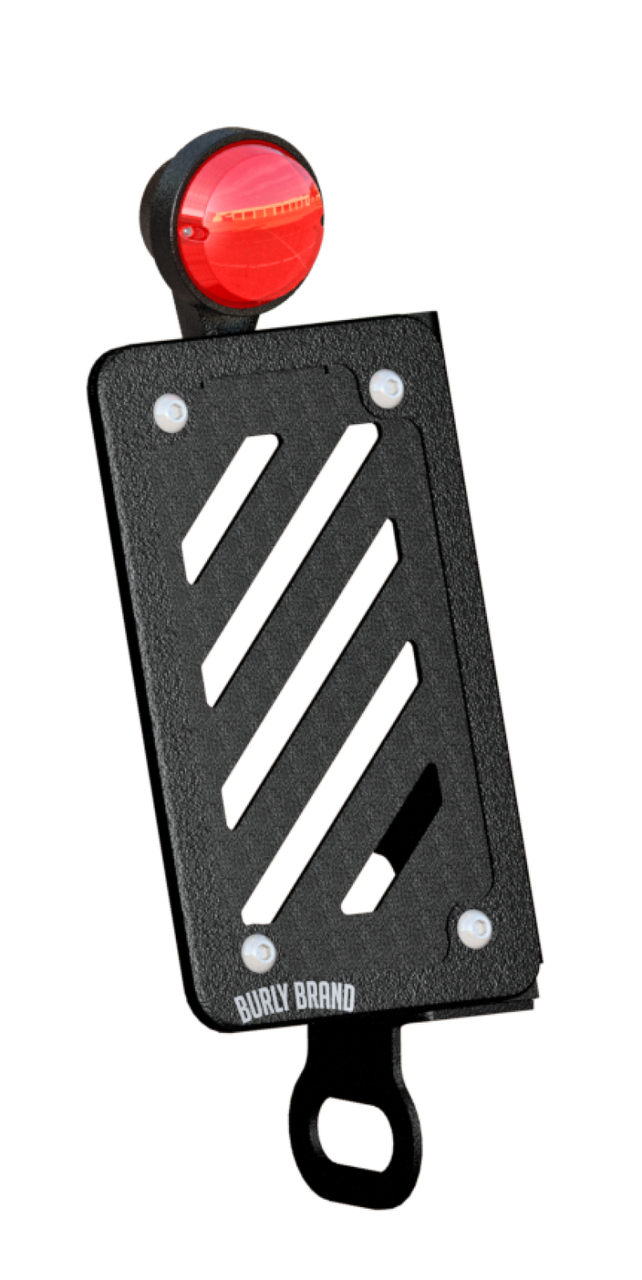 Burly Brand B13-3001TB Burly Brand Side Mount Tail Light/License Plate