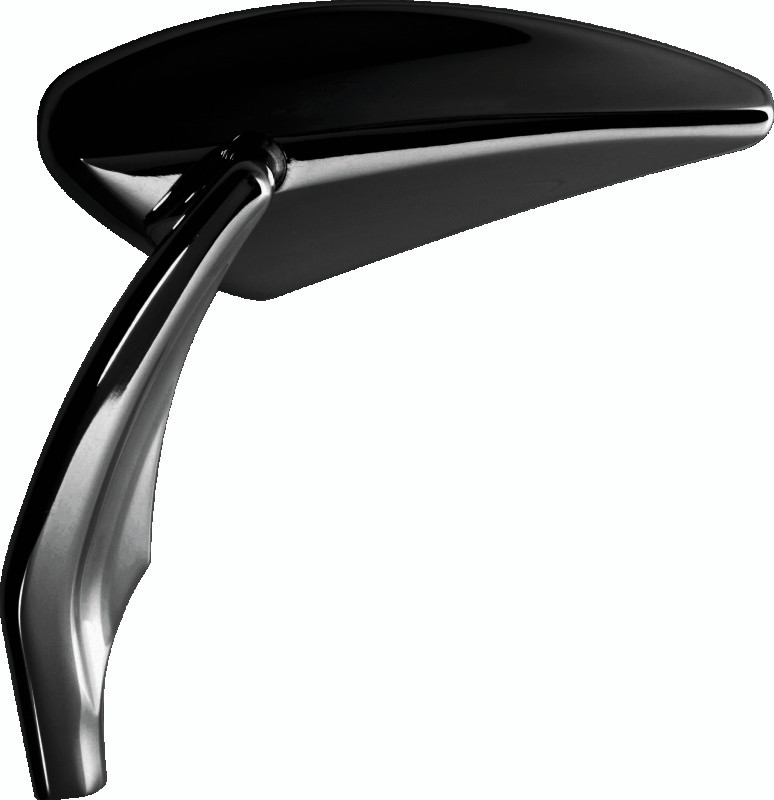 Performance Machine 0064-2007-B Performance Machine Mirror Assembly Left Torque - Black Ano