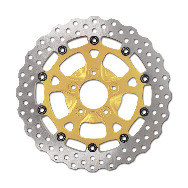 Performance Machine 0133-1535S-G Performance Machine 11.5 Dominator Front - Gold Ano