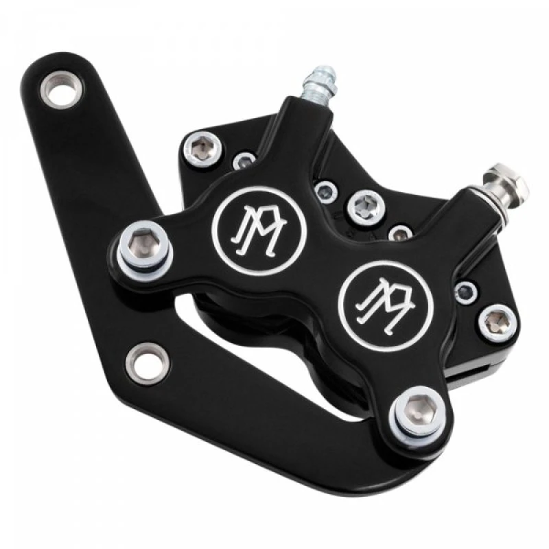 Performance Machine 1219-0017-BM Performance Machine Front Narrow 4 Piston Classic Caliper/Bracket - Contrast Cut