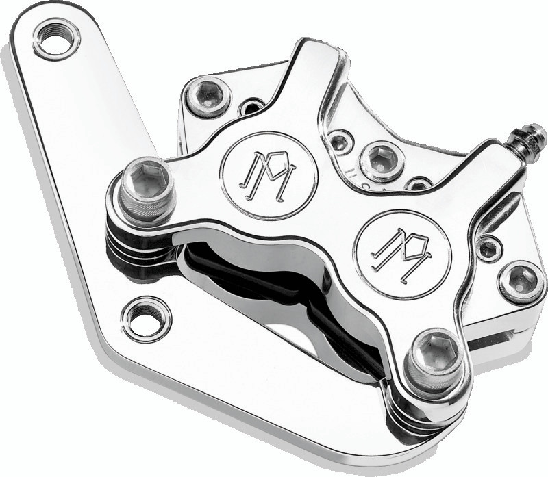 Performance Machine 1219-0017-BM Performance Machine Front Narrow 4 Piston Classic Caliper/Bracket - Contrast Cut