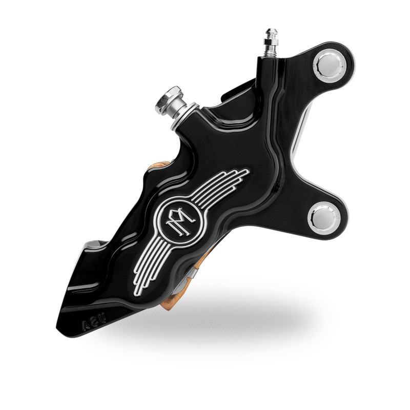 Performance Machine 0051-2910-BM Performance Machine Front 6 Piston Diff Bore Caliper - Contrast Cut