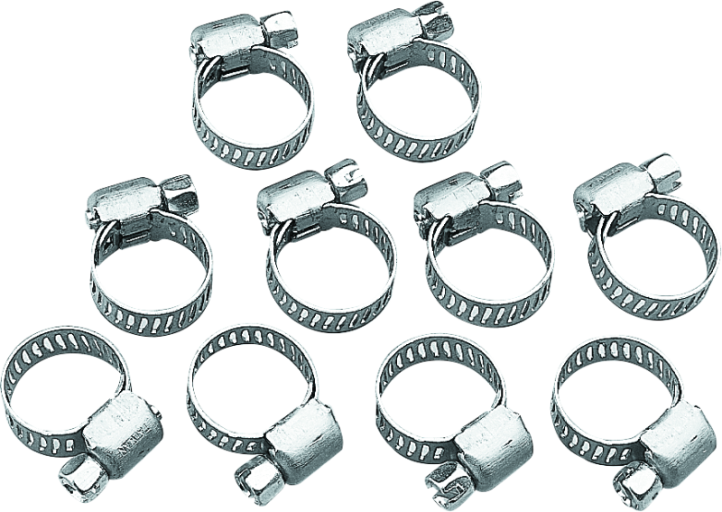 Bikers Choice 603518 Bikers Choice Stainless Steel Mini Clamp 10 Pk