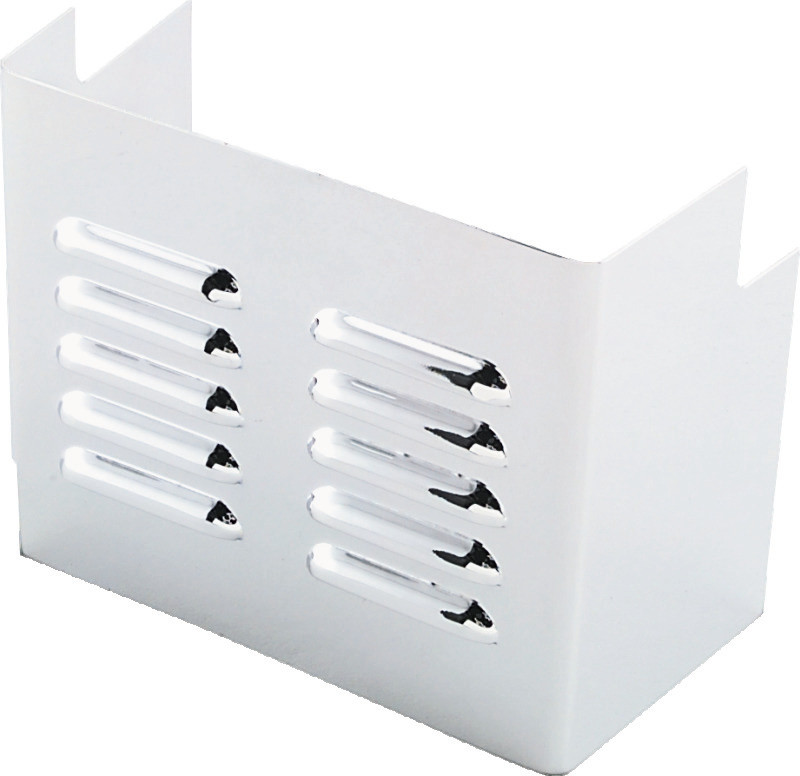Bikers Choice 490071 Bikers Choice 91-96 Dyna 73-85 FXE 80-86 FXWG 82-99 XL Chrome Louvered Battery Side Cover