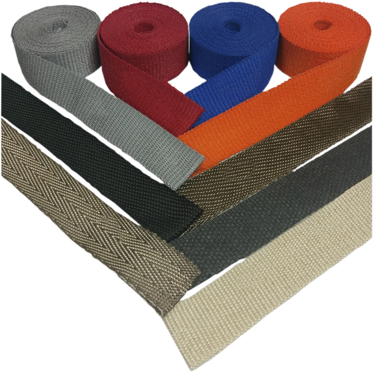 Cycle Performance Prod. #CPP/9065BL - Lava Rock Exhaust Wrap Kit - Multi-Tone - 2" x 25'