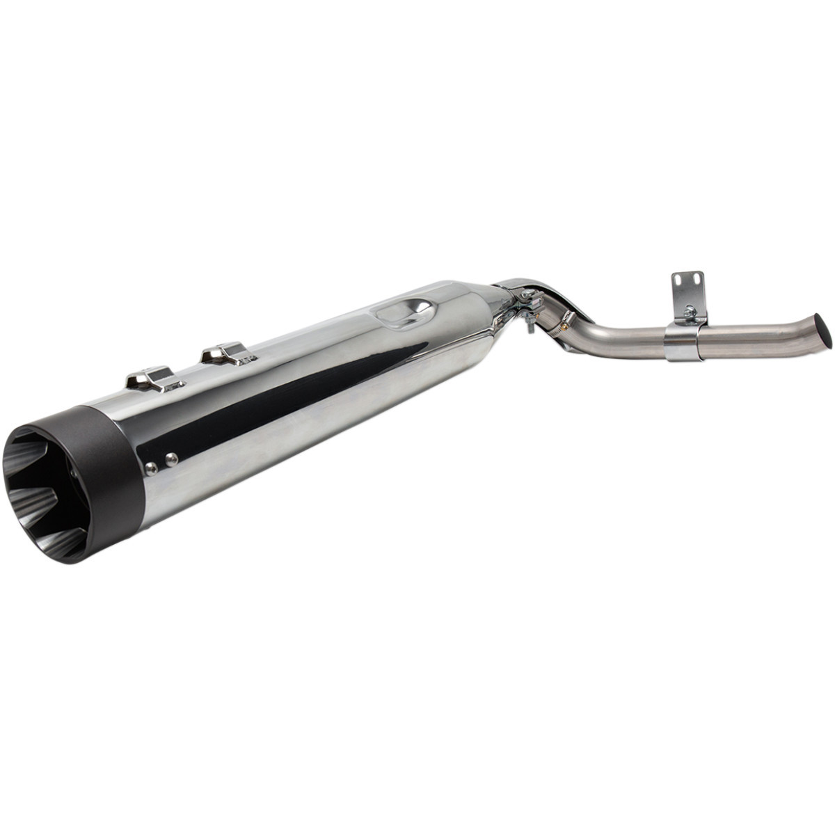 S&S Cycle #550-0829 - Shadow Muffler Kit - Chrome - '09-'16 FL