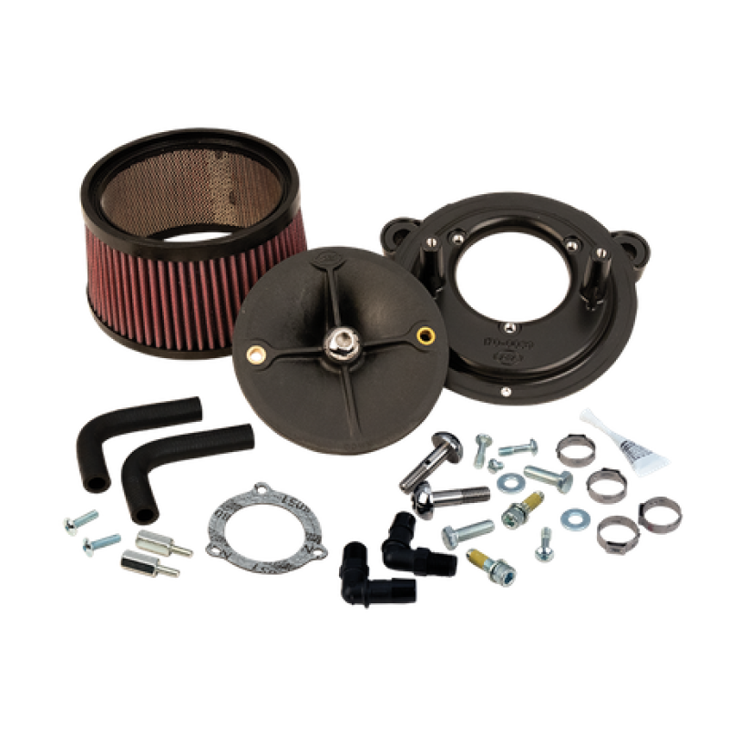 S&S Cycle 170-0250 S&S Cycle 08-16 Touring Models w/ S&S 70mm Throttle Body Stealth Air Cleaner Kit w/o Cover