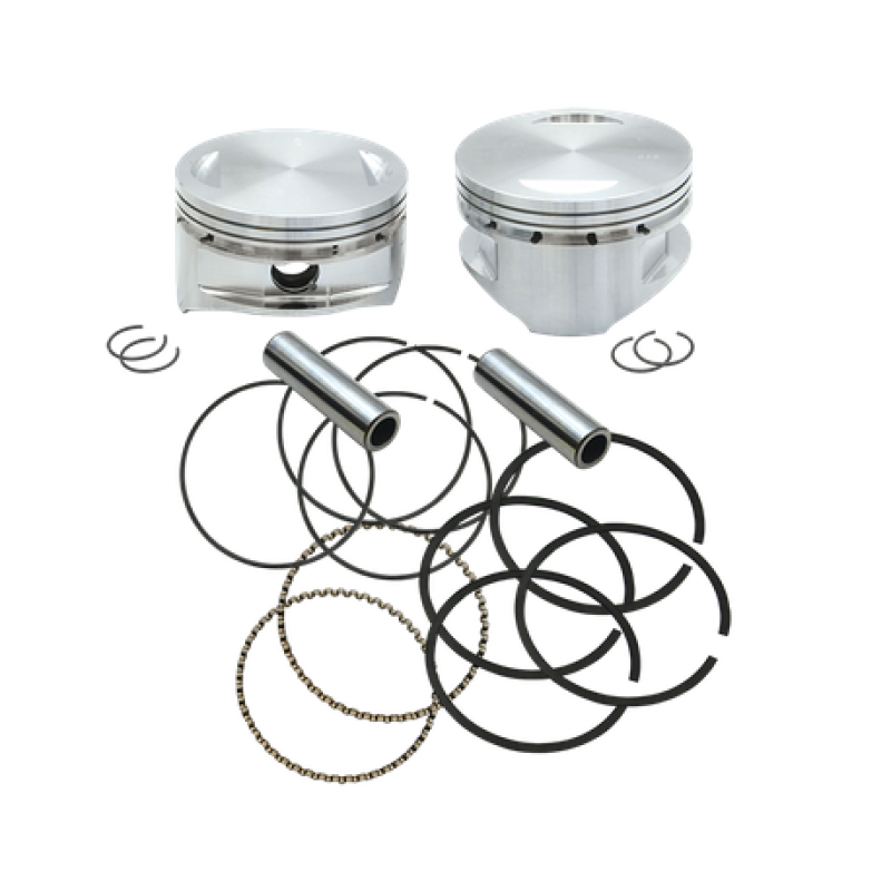 S&S Cycle 92-1421 S&S Cycle 86-03 XL 4in x 4-5/8in Piston Set - .010in