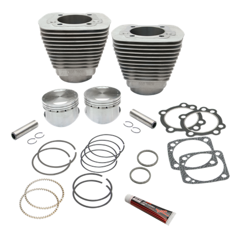 S&S Cycle 91-7202 S&S Cycle 84-99 BT 96in 3 5/8in Big Bore Cylinder & Piston Kit - Natural